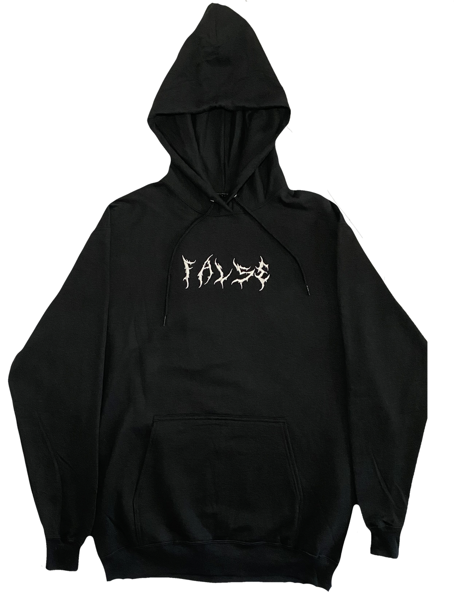 Black False Hoodie – FalseBranding